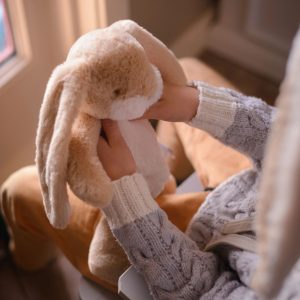 Little 12  Floppy Nibble Bunny – Almond Joy